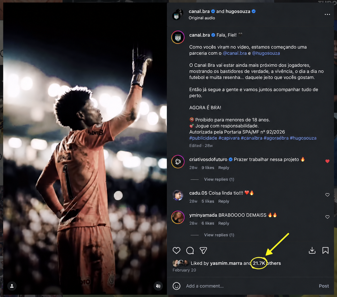Publicação do trabalho com Hugo Souza